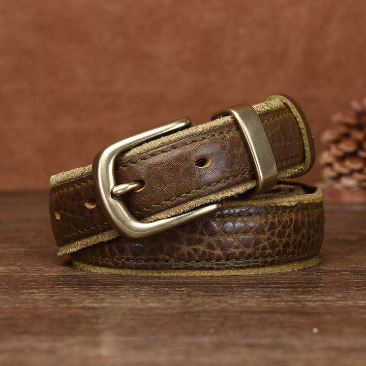 Cuero vintage con textura rugosa y ondulación del agua, con detalles en BVelt
