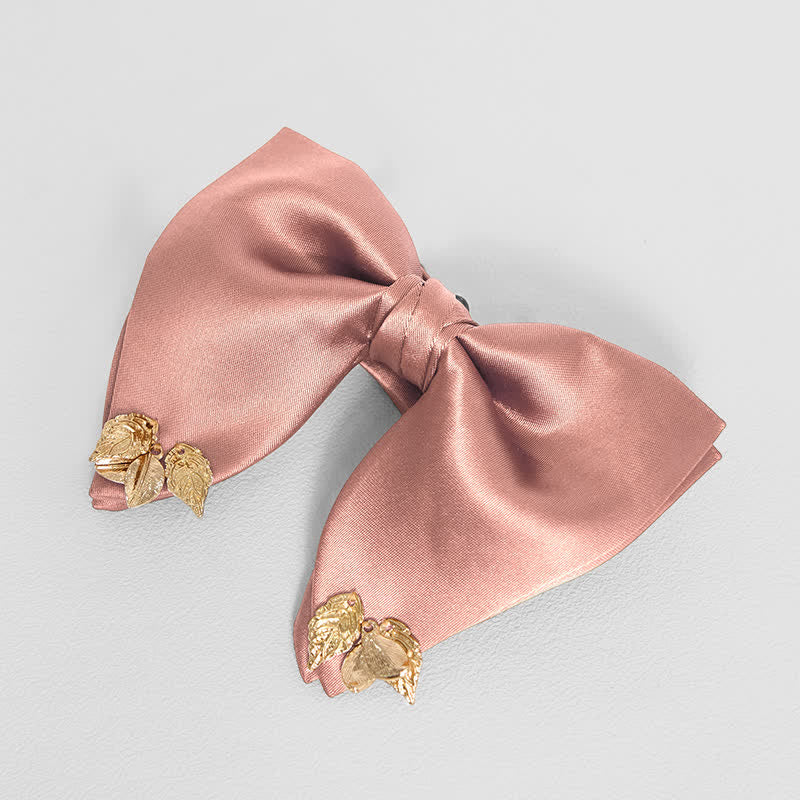 Pañuelo de bolsillo extragrande con hojas y doble capa para hombre