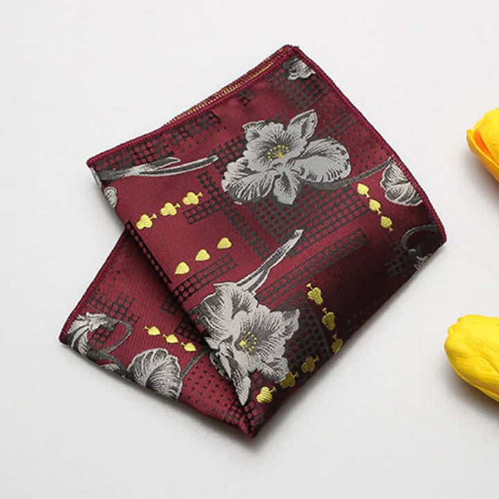 Pañuelo de bolsillo para traje de caballero de varios estilos para hombre