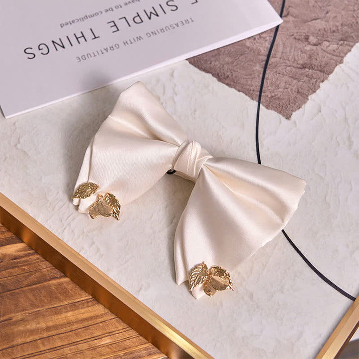 Pañuelo de bolsillo extragrande con hojas y doble capa para hombre