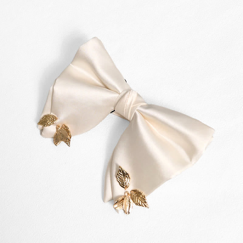 Pañuelo de bolsillo extragrande con hojas y doble capa para hombre