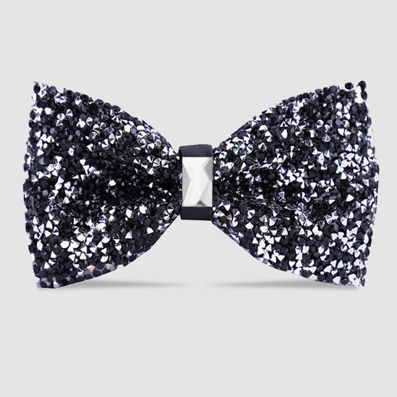 Pajarita con cristales brillantes y estrellas para hombre