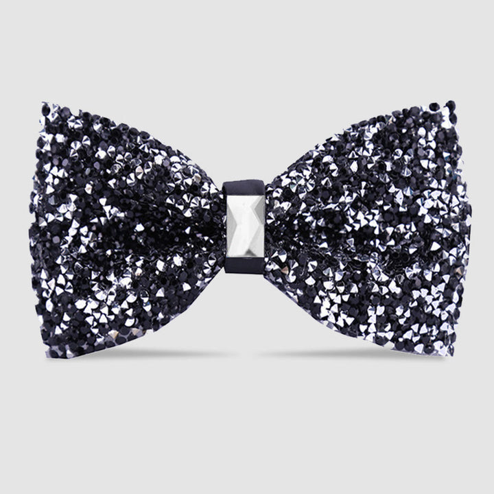 Pajarita con cristales brillantes y estrellas para hombre