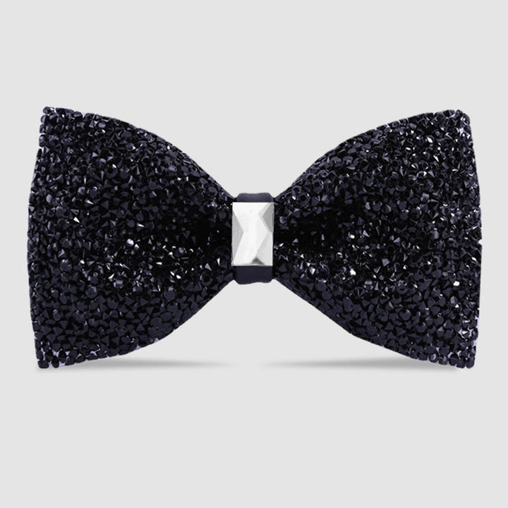Pajarita con cristales brillantes y estrellas para hombre
