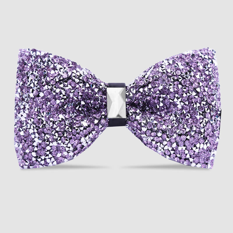 Pajarita con cristales brillantes y estrellas para hombre