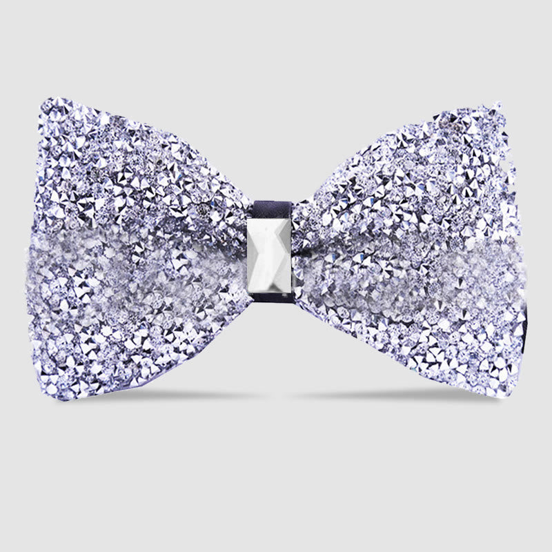 Pajarita con cristales brillantes y estrellas para hombre