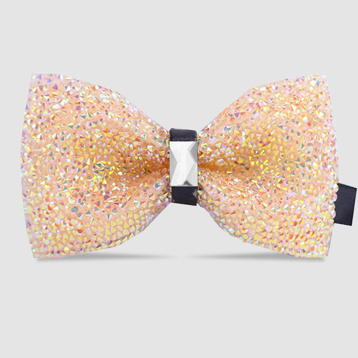 Pajarita con cristales brillantes y estrellas para hombre