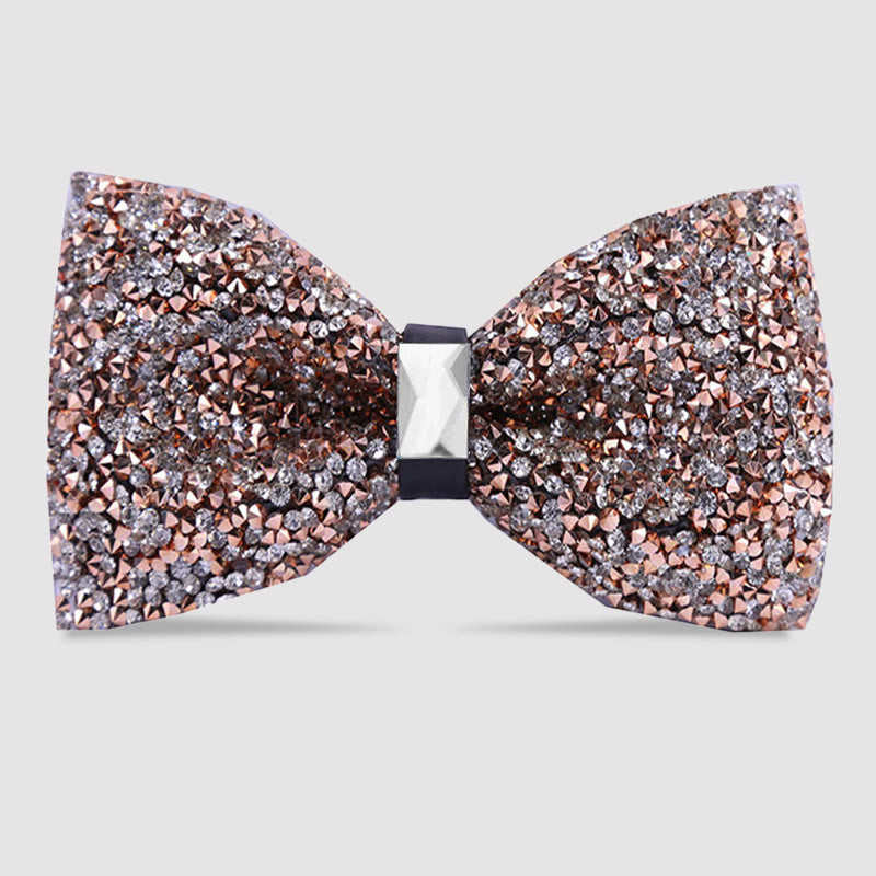 Pajarita con cristales brillantes y estrellas para hombre