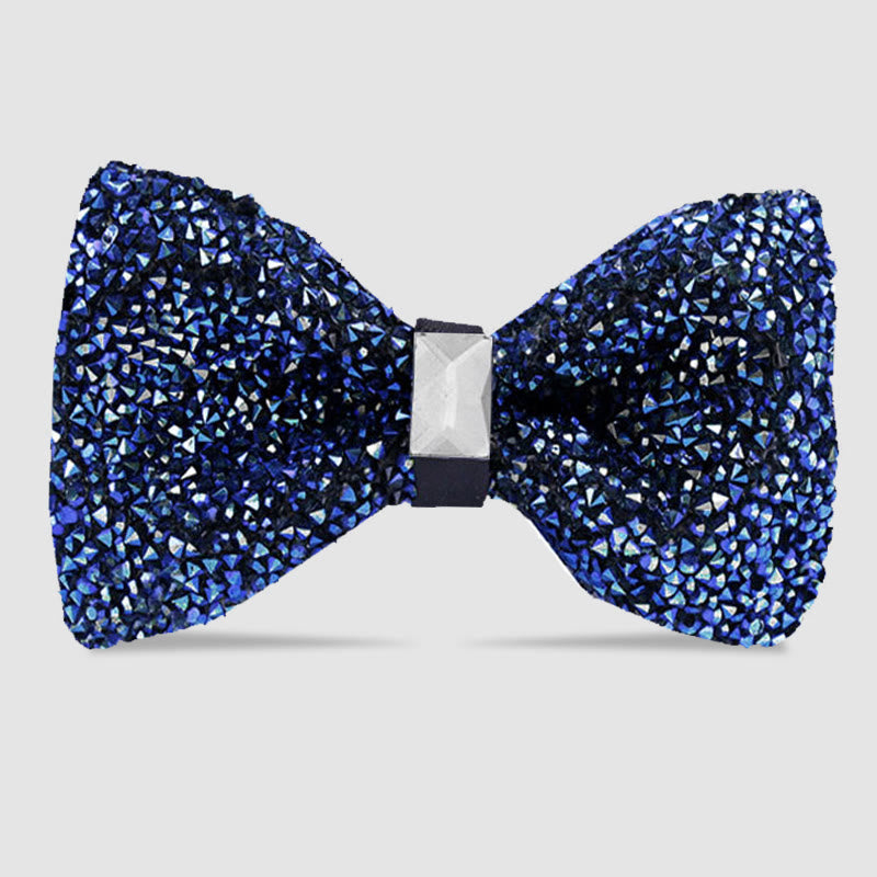 Pajarita con cristales brillantes y estrellas para hombre