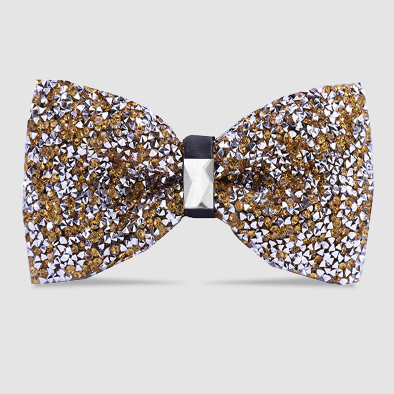 Pajarita con cristales brillantes y estrellas para hombre