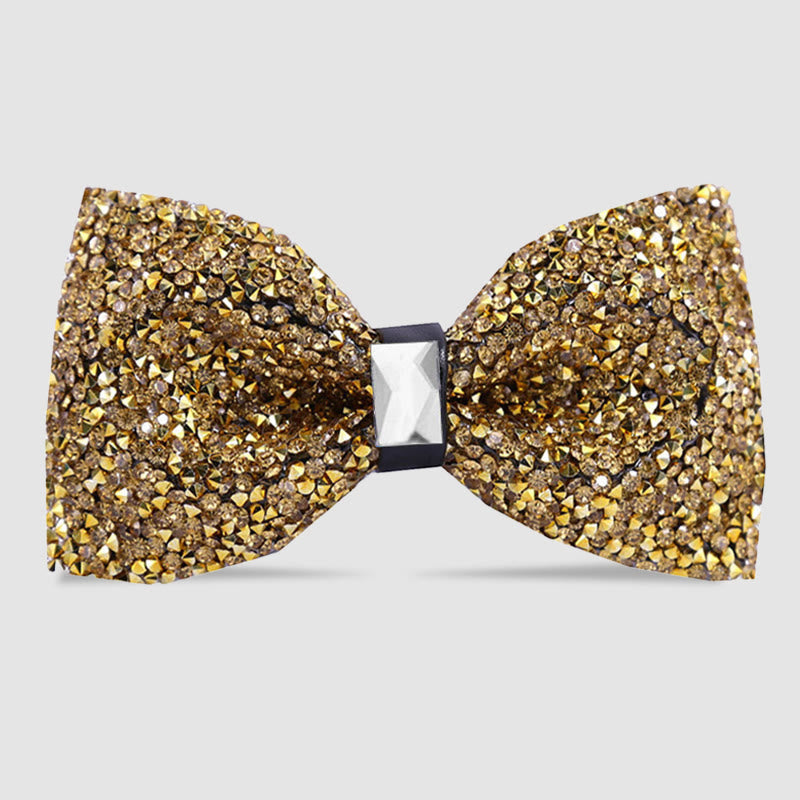 Pajarita con cristales brillantes y estrellas para hombre