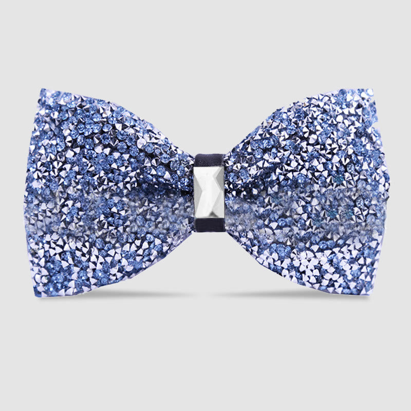 Pajarita con cristales brillantes y estrellas para hombre