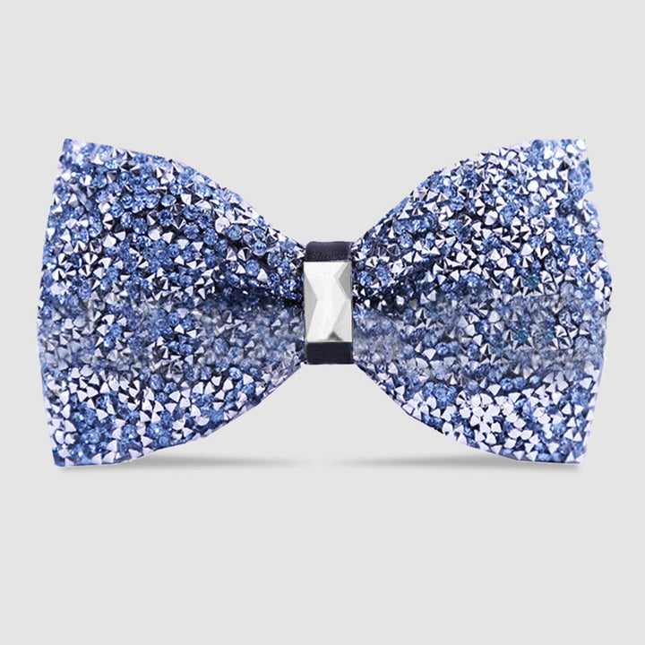 Pajarita con cristales brillantes y estrellas para hombre