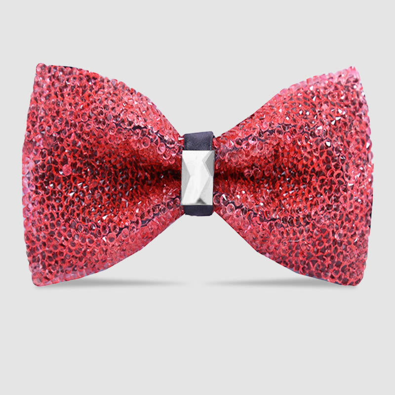Pajarita con cristales brillantes y estrellas para hombre
