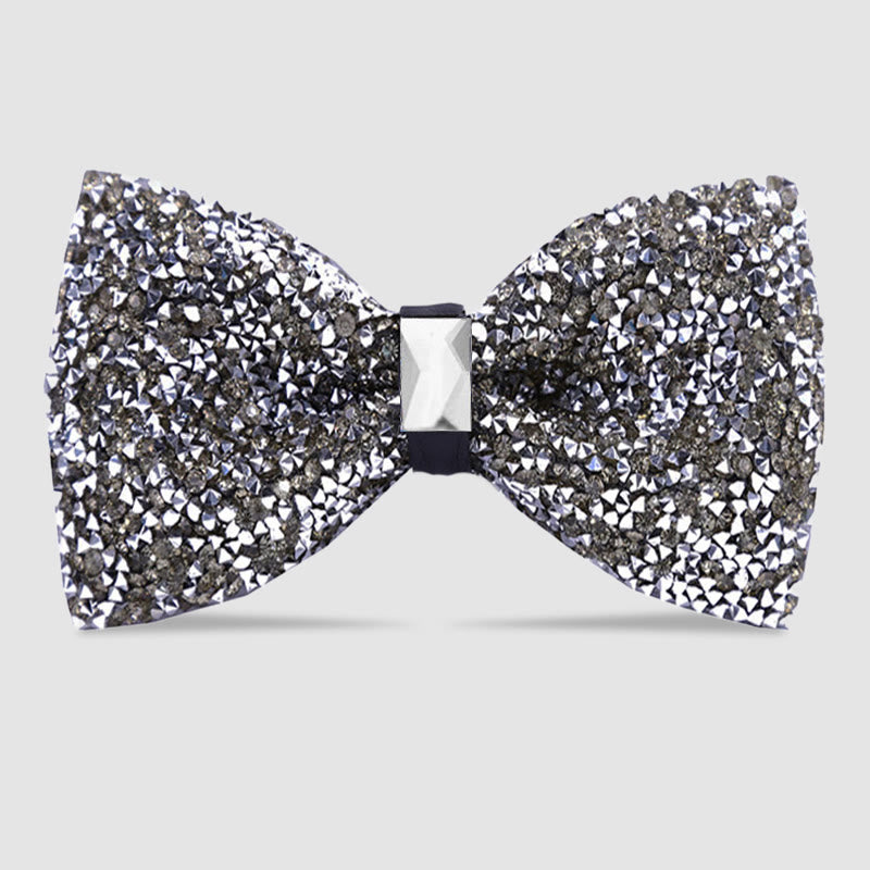 Pajarita con cristales brillantes y estrellas para hombre