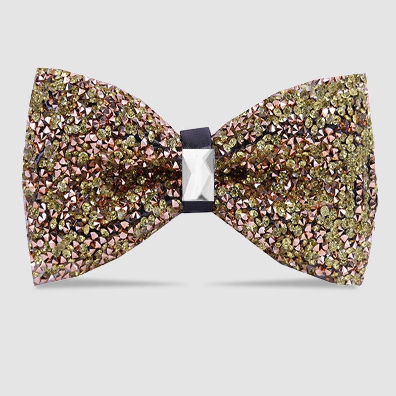 Pajarita con cristales brillantes y estrellas para hombre