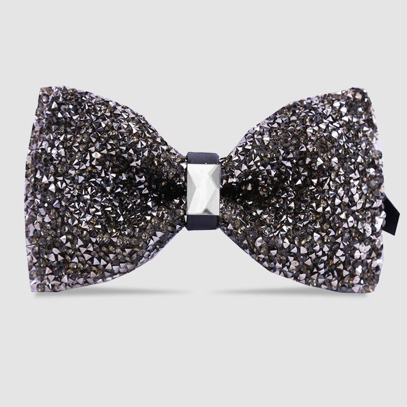 Pajarita con cristales brillantes y estrellas para hombre