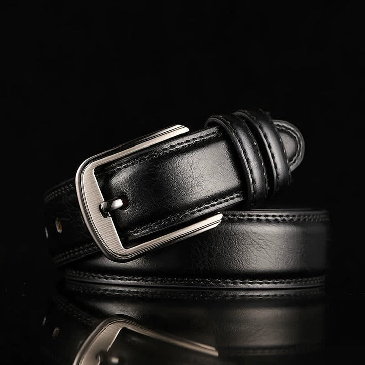 Cinturón de cuero personalizado con texto grabado y nombre personalizado - Negro - 44 - image 9