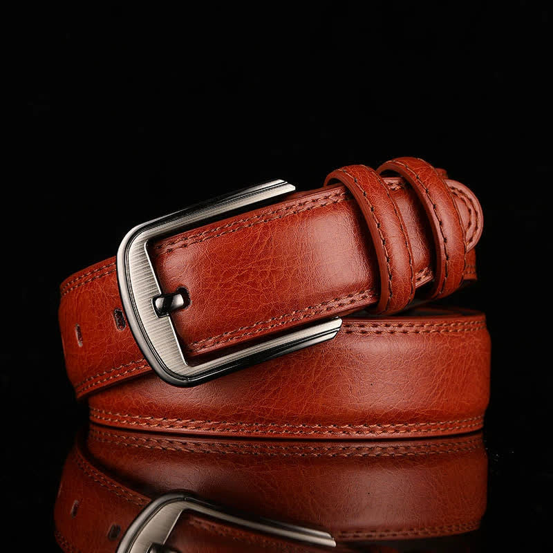 Cinturón de cuero personalizado con texto grabado y nombre personalizado - Marrón rojizo - 44 - image 10