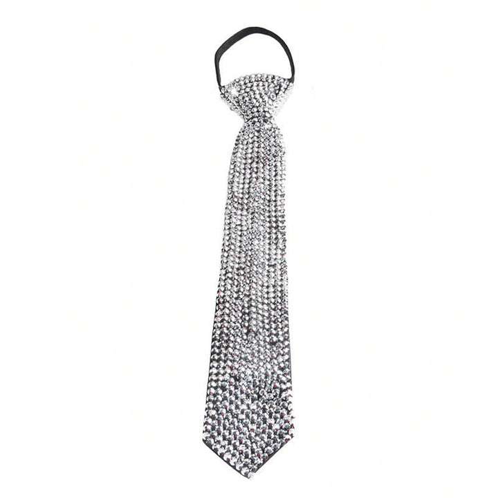Corbata creativa con brillantes diamantes de imitación