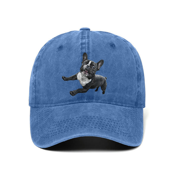Gorra de béisbol ajustable para amantes del bulldog francés