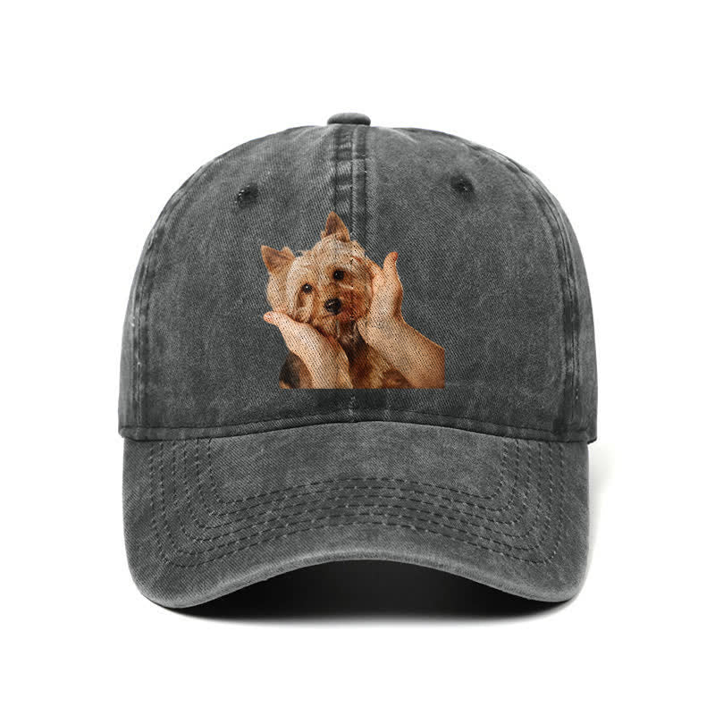 Gorra de béisbol ajustable para amantes de los perros Yorkshire Terrier