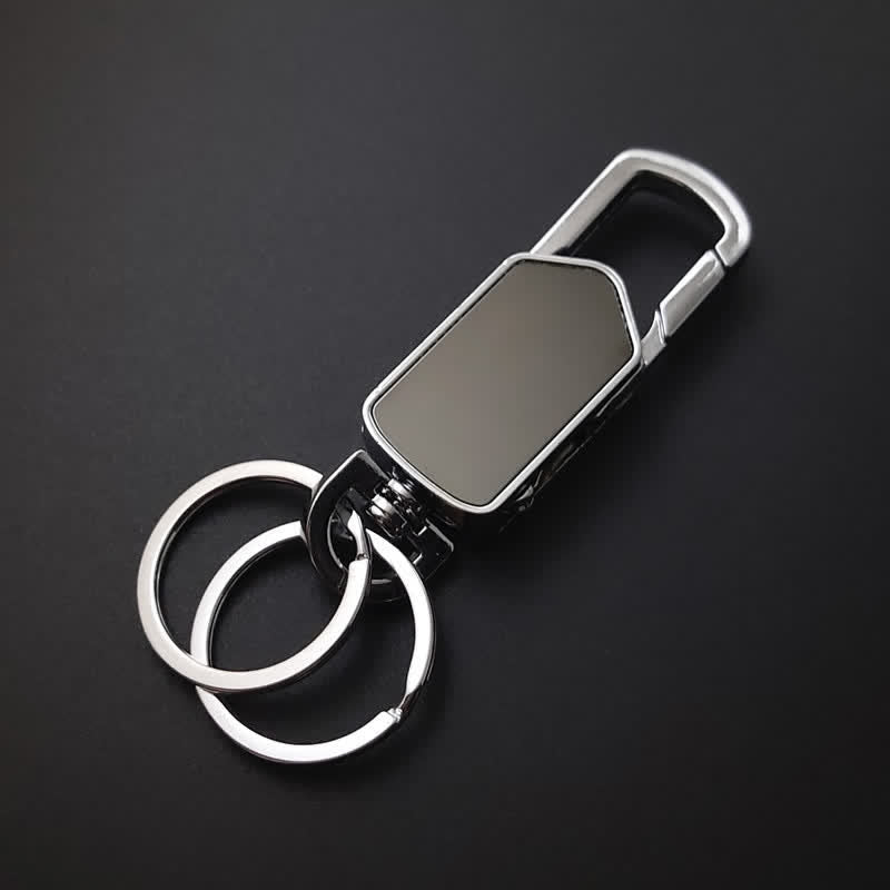 Llavero giratorio multifunción de 360 grados con cuchillo - Negro - image 8