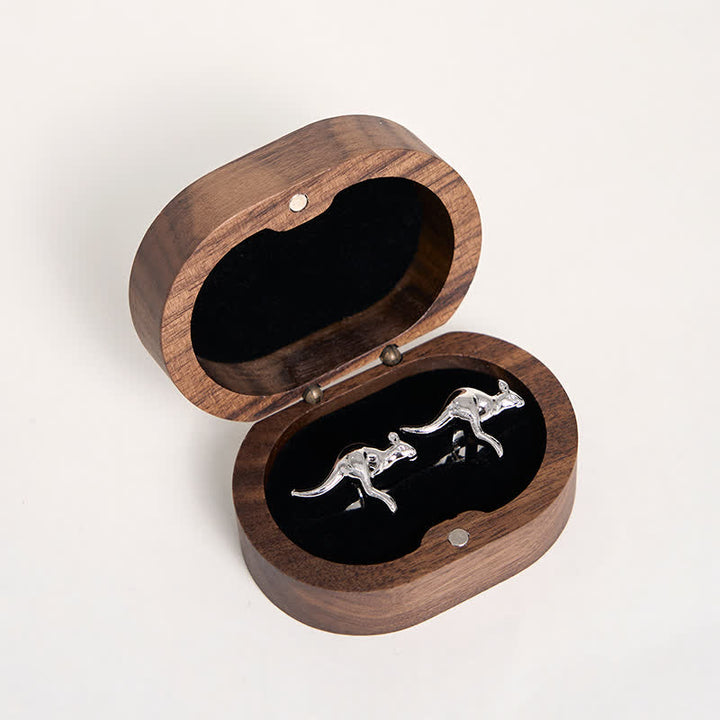 Gemelos plateados con forma de canguro para hombre (1 par) - image 6
