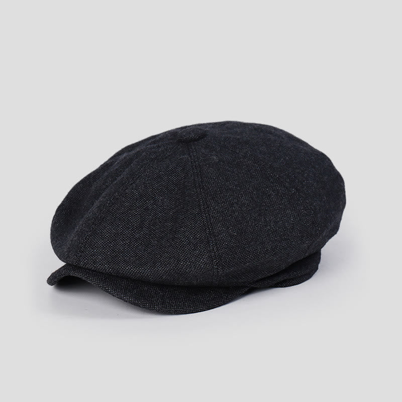 Boina unisex retro de invierno personalizada - Negro - M (22"-22 7/8") - image 2