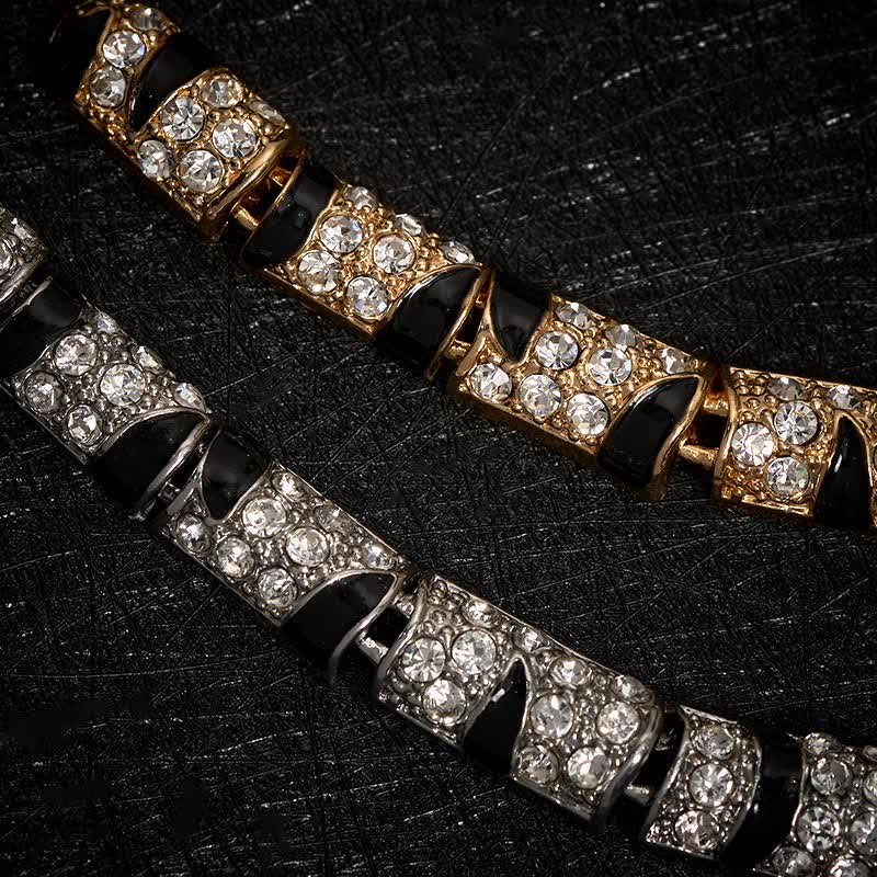 Broche grande de lujo con brillantes diamantes de imitación de tigre majestuoso para hombre - image 9