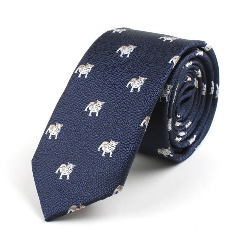 Corbata para hombre con motivos de dibujos animados bonitos