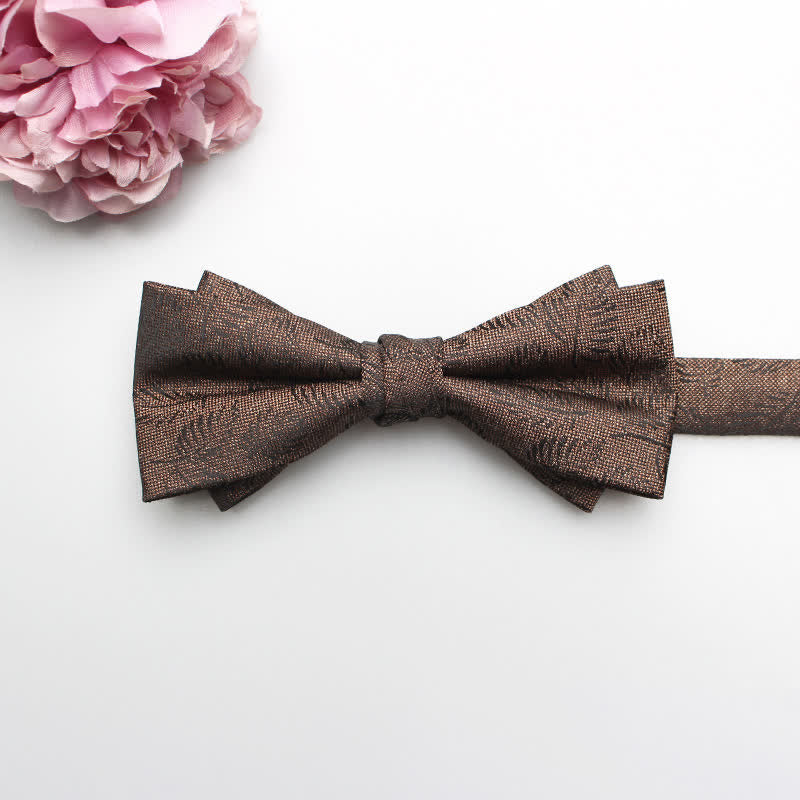 Pajarita formal clásica estampada para hombre