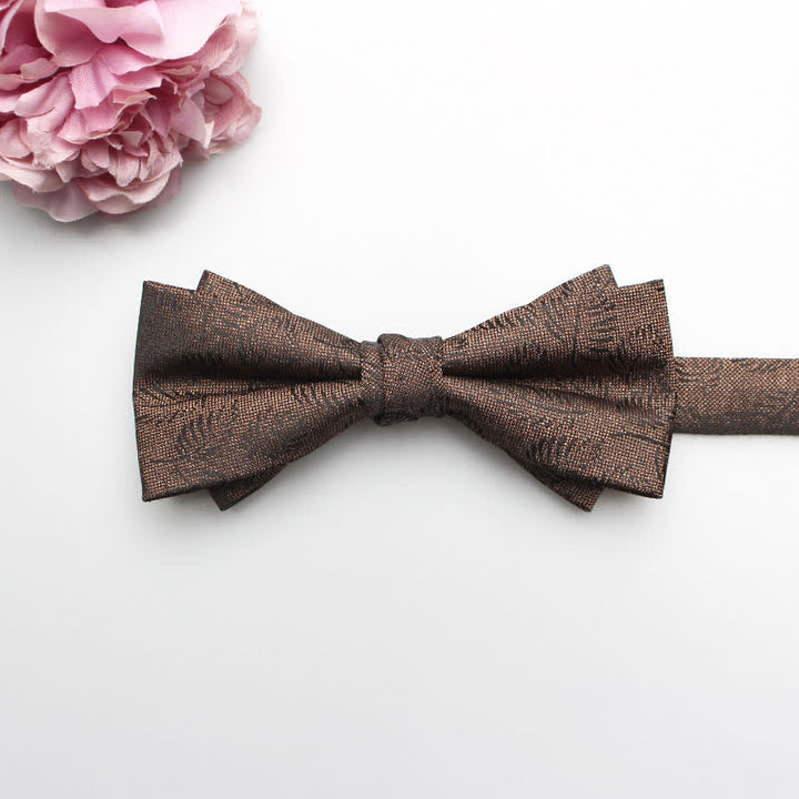 Pajarita formal clásica estampada para hombre