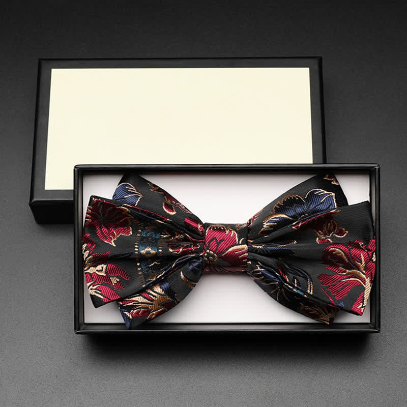 Pajarita con estampado floral de cerezo y lirios de Harmony para hombre