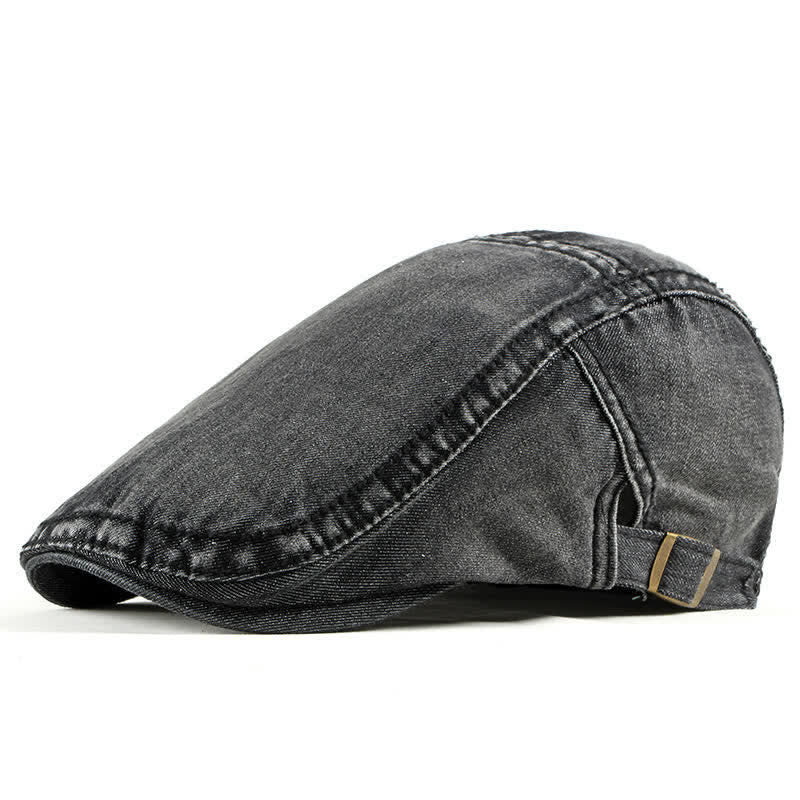 Gorra de boina tipo casqueta de mezclilla vaquera simple
