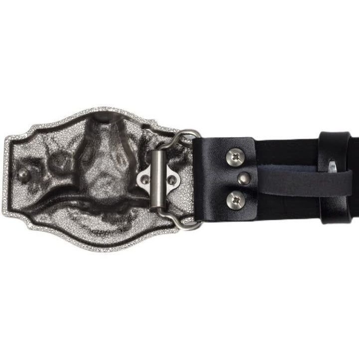 Cinturón de cuero con relieve de toro Longhorn para hombre
