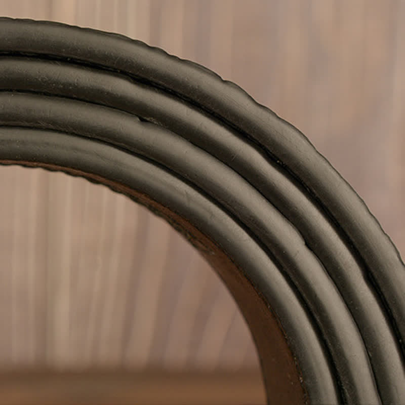 Cinturón de piel con relieve de cocodrilo y cabeza de águila para hombre