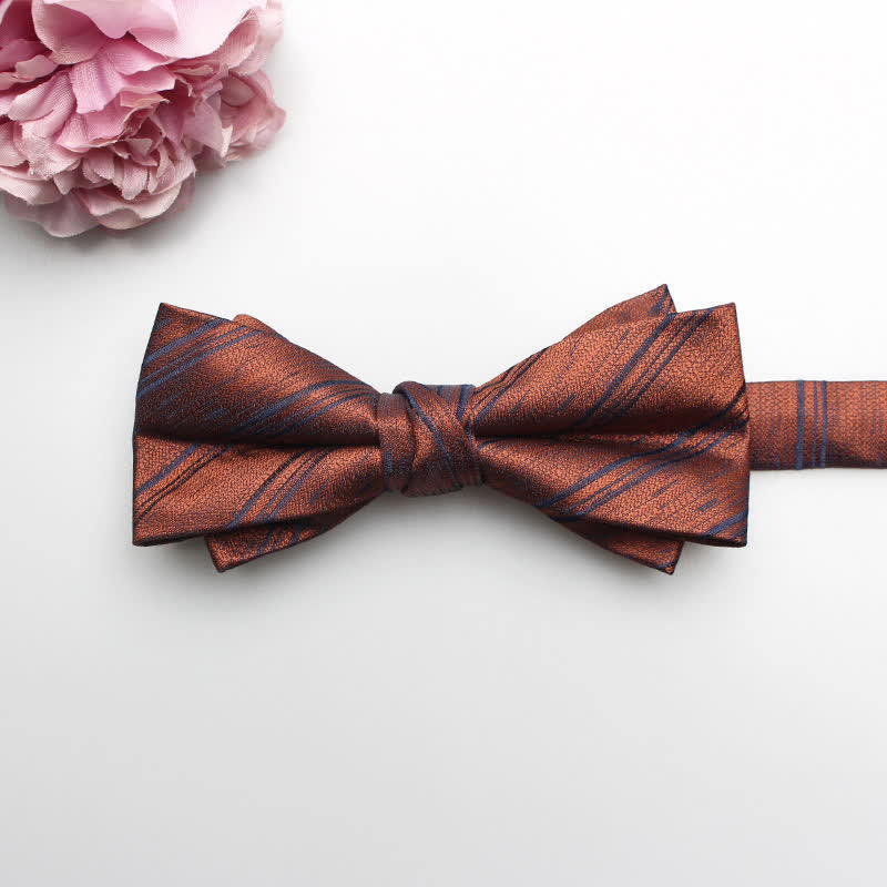 Pajarita formal clásica estampada para hombre