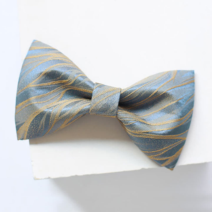 Pajarita azul grisáceo Spring Breeze para hombre