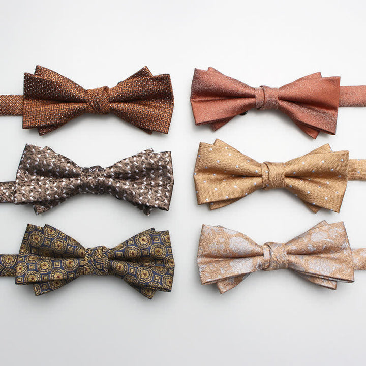 Pajarita formal clásica estampada para hombre