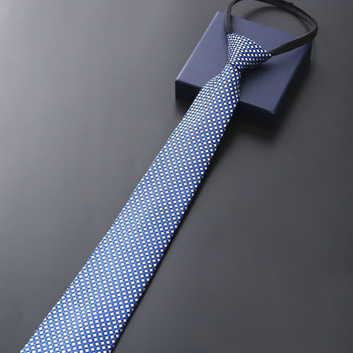 Corbata de boda con cremallera oficial para hombre