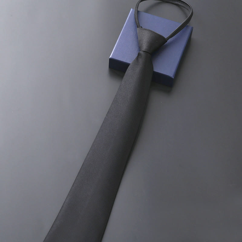 Corbata de boda con cremallera oficial para hombre