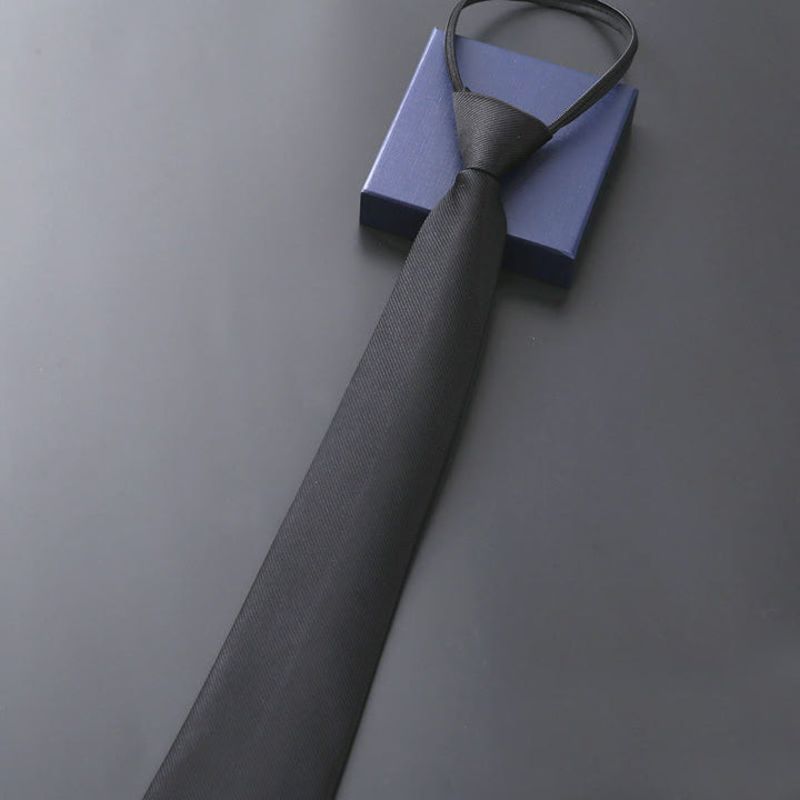 Corbata de boda con cremallera oficial para hombre