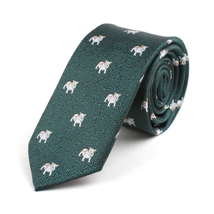 Corbata para hombre con motivos de dibujos animados bonitos