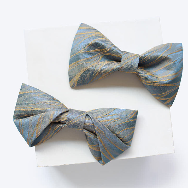 Pajarita azul grisáceo Spring Breeze para hombre