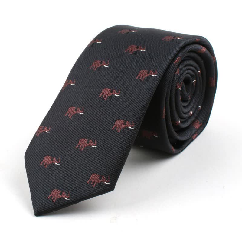 Corbata para hombre con motivos de dibujos animados bonitos