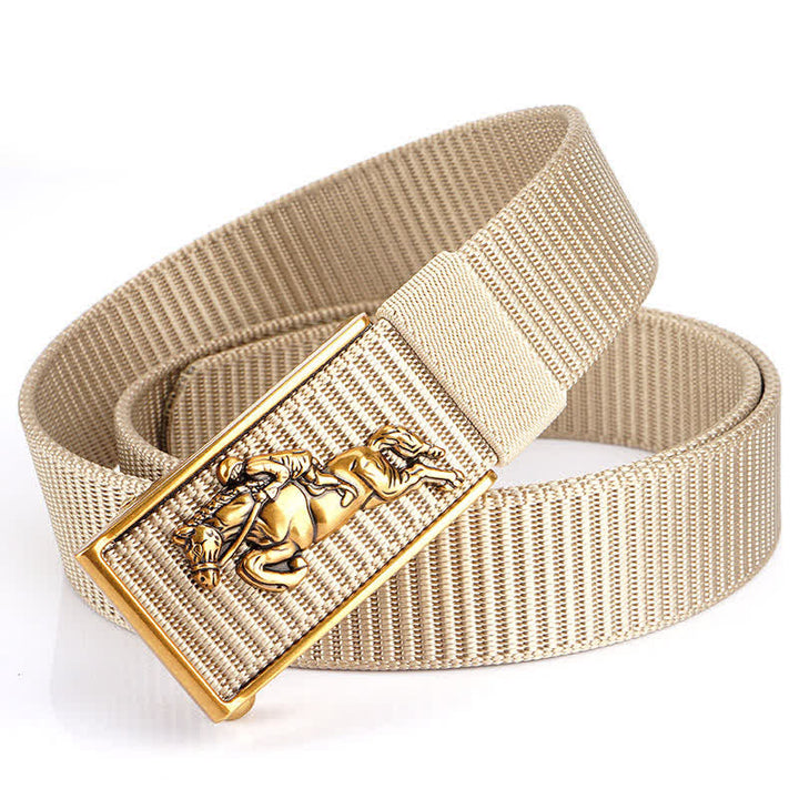 Cinturón de nailon para montar a caballo para hombre