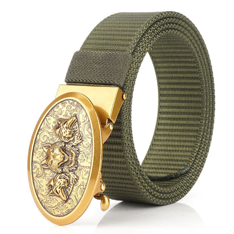 Cinturón de nailon sencillo Hungry Wolves para hombre