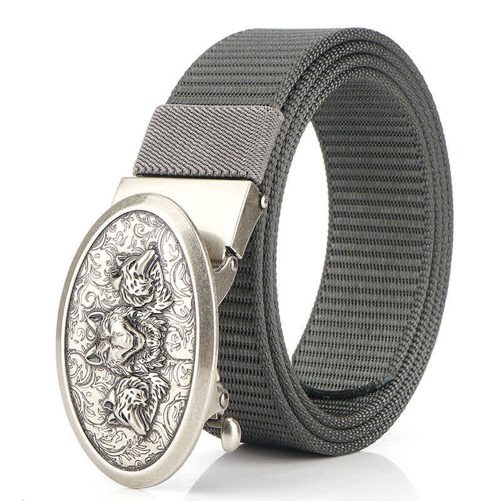 Cinturón de nailon sencillo Hungry Wolves para hombre