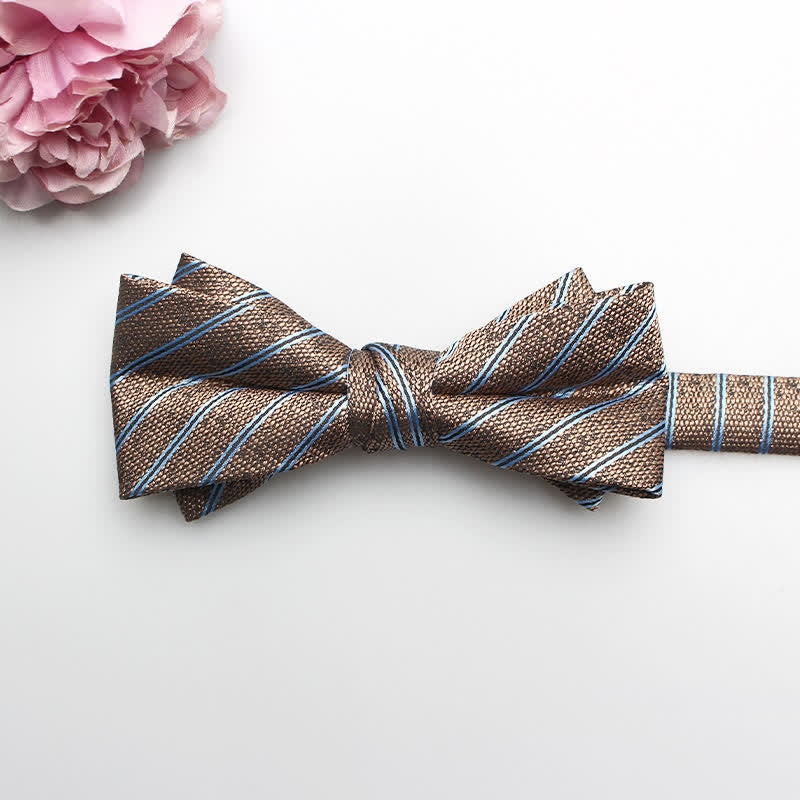 Pajarita formal clásica estampada para hombre